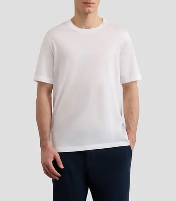 Playera cuello redondo manga corta lisa Hombre