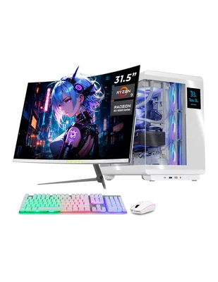 Computadora gamer DXT GAMING 31.5 pulgadas Full HD AMD Ryzen 9 AMD Radeon RX 9070 XT 16 GB RAM 1 TB