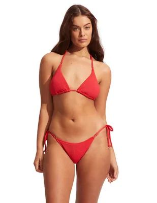 Top bikini Seafolly con copa para mujer