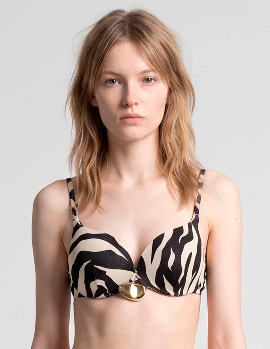 Top bikini selmark con copa para mujer