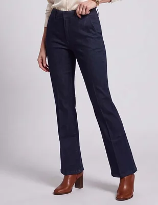 Jeans slim liz claiborne corte a la cintura para mujer