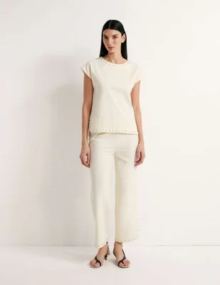 Pantalón easy pant Sfera amplio para mujer