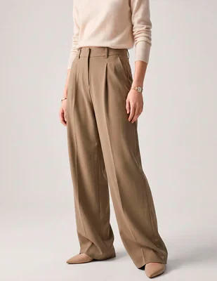 Pantalón relaxed vero moda wide leg para mujer