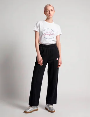 Pants wide leg champion con elástico para mujer