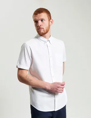 Camisa casual Ben Sherman de algodón manga corta para hombre