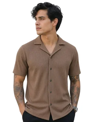 Camisa casual chb chili beans clothing co. Manga corta para hombre
