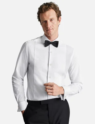 Camisa de vestir Charles Tyrwhittde algodón manga larga para hombre
