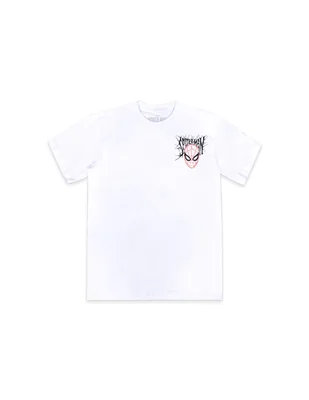 Playera Mascara de latex Spider-Man cuello redondo para hombre
