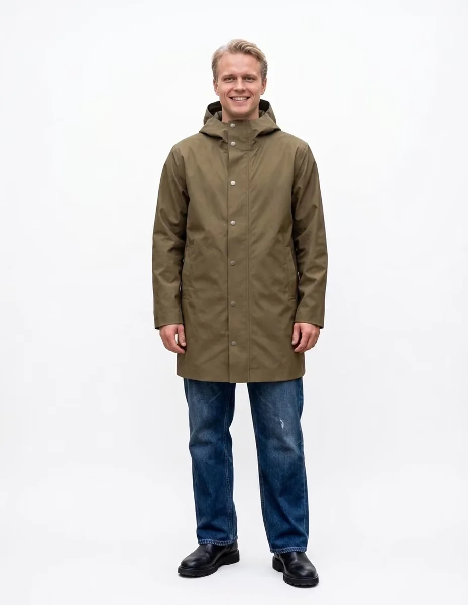 Gabardina 3/4 selected para hombre