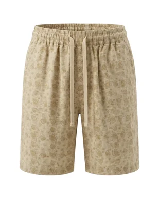 Bermuda mundo unico comfort de lino para hombre