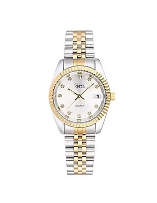 Reloj Op para mujer Dorado/Plateado