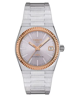 Reloj Tissot Prx lady powermatic 80 gold para mujer T9312074133600