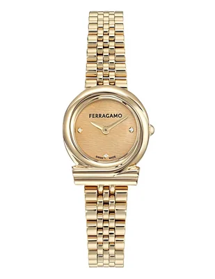 Reloj Salvatore Ferragamo Gancini Twisted Para Mujer Sfnn00426