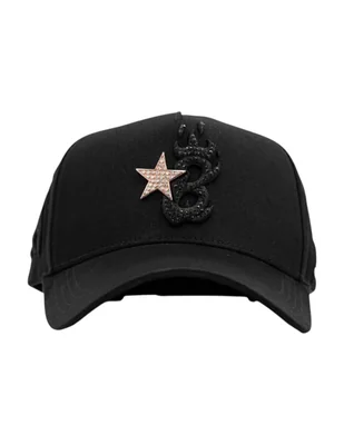 Gorra con visera curva snapback Barbas Hats para adulto