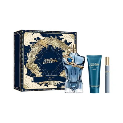 Set Eau de Parfum Jean Paul Gaultier Le Beau Narcisse 125 ml + Gel de Baño 75 ml + 10 ml Para Hombre