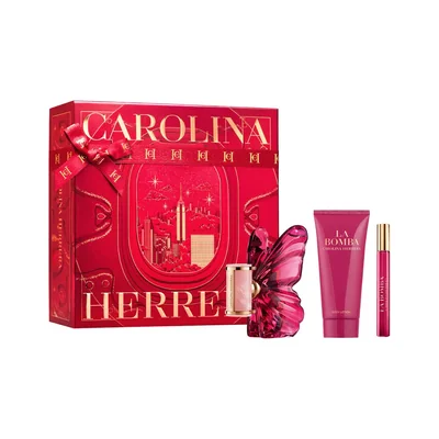 Set Eau de Parfum La Bomba 80 ml + Loción Corporal 100 ml + 10 ml Para Mujer