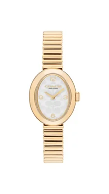 Reloj Coach Sammy para Mujer de 225 mm con Pulsera de Acero Inoxidable Tono Dorado