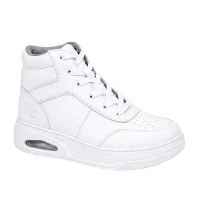 Tenis Parbal 4001 One Blancos para Caballero 100% Piel Cómodos Antiderrapantes para Trabajo