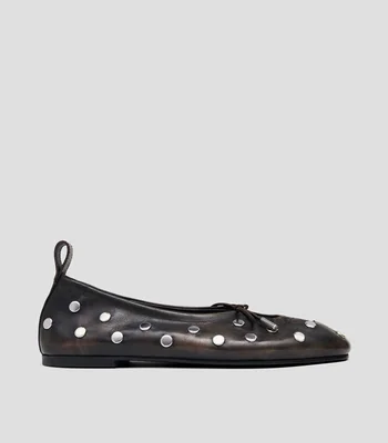 Flats Rosalind All Studs en piel con tachuelas metálicas Mujer