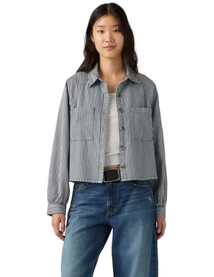 Blusa camisera levi's manga larga para mujer