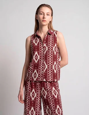 Camisa vero moda sin manga para mujer