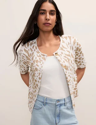 Suéter ann taylor cuello redondo para mujer