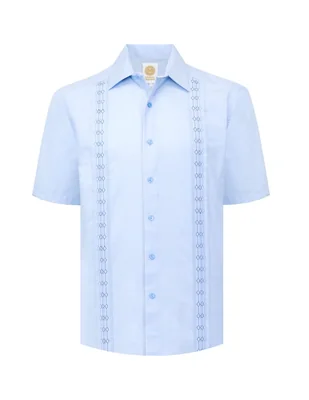 Camisa casual manchester de algodón manga corta para hombre
