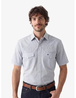Camisa casual Manchester manga corta para hombre