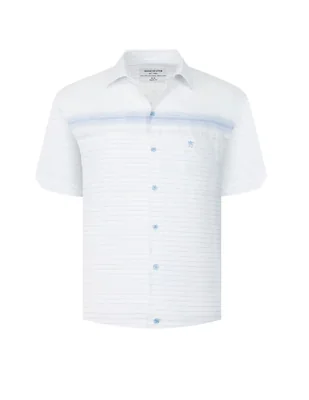 Camisa casual manchester manga corta para hombre