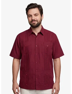 Guayabera manga corta manchester para hombre