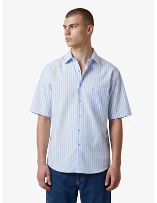 Camisa casual manchester manga corta para hombre