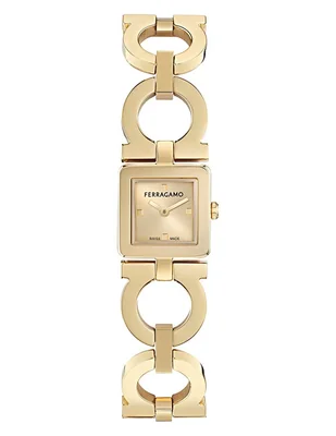 Reloj Salvatore Ferragamo Double Gancini Para Mujer Sfnp00226