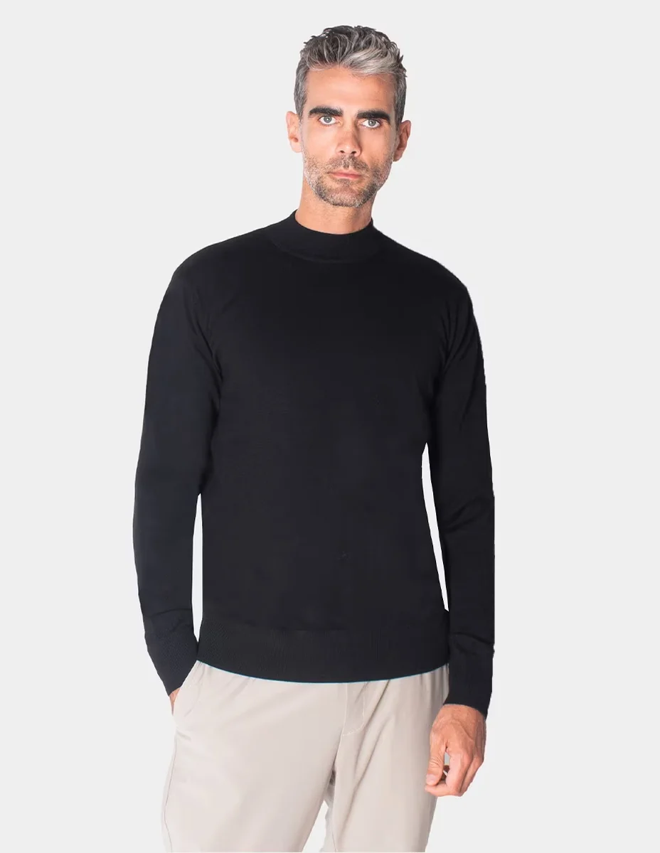 Suéter generra cuello alto para hombre