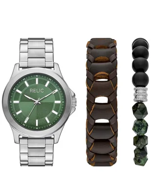 Kit de reloj Relic Derick para hombre ZR97029