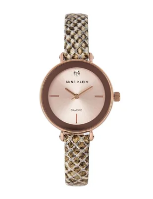 Reloj anne klein rose gold collection para mujer ak3508rgbn