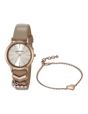 Reloj Armitron rose gold collection para mujer 755758SVRGST