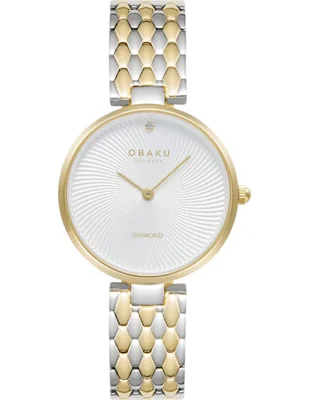 Reloj Obaku Denmark Diamant Bright para mujer V256LXFISF