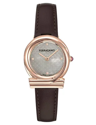 Reloj Salvatore Ferragamo Gancini Twisted para mujer SFTG00225