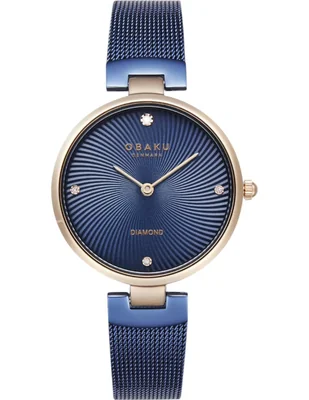 Reloj Obaku Denmark Diamant Ocean para mujer V256LXVLML-DD
