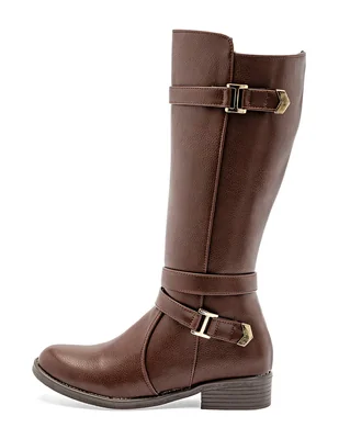 Bota media pierna risel para mujer
