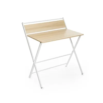 Ilios Innova | Escritorio Plegable Minimalista Color Maple