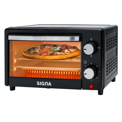 Horno Tostador Eléctrico De Mesa 9.3 Negro
