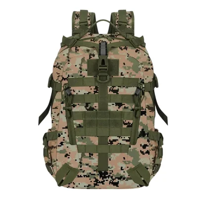 Mochila De Cámping Impermeable Capacidad 31 L Color Verde Liso Multicolor