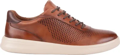 Choclo tenis casual urbano caballero cafe piel Quirelli modelo 2914