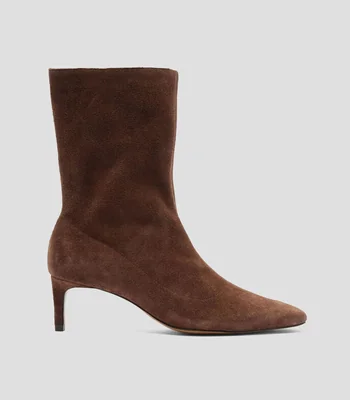 Botas con tacón medio delgado Mujer