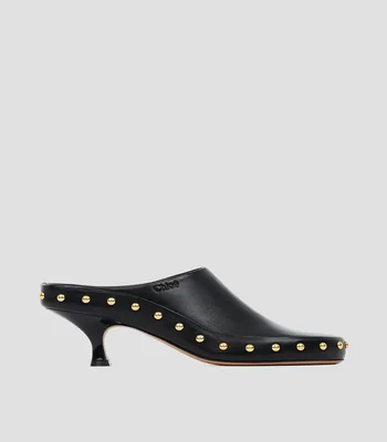 Mules con tacón delgado de 5.5 cm Mujer