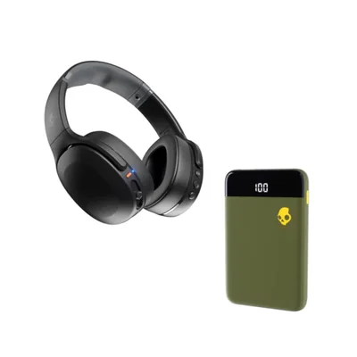 Skullcandy Bundle Audífonos Crusher Evo + Bateria Fat Stash