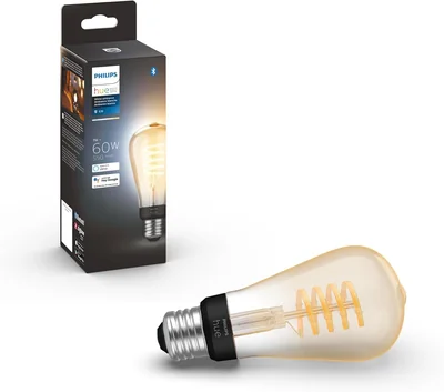 Philips Hue Foco Inteligente Filamento Estilo Vintage St19 Compatible Con Alexa