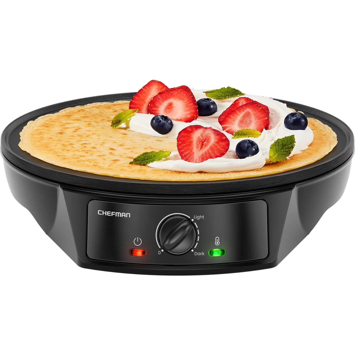 Crepera Eléctrica Chefman Precise Temp Control 30 cm - Venta Internacional