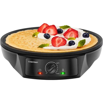 Crepera Eléctrica Chefman Precise Temp Control 30 cm - Venta Internacional